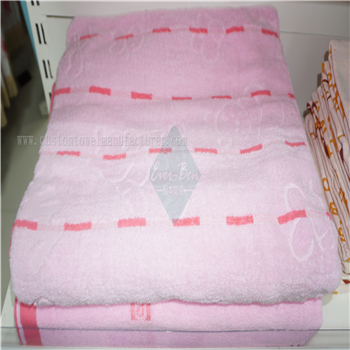 China bulk Jacquard cloth home depot Cotton Towel Supplier Custom Logo Soft Baby Cotton Towels Manufacturer for European Spain Portugal